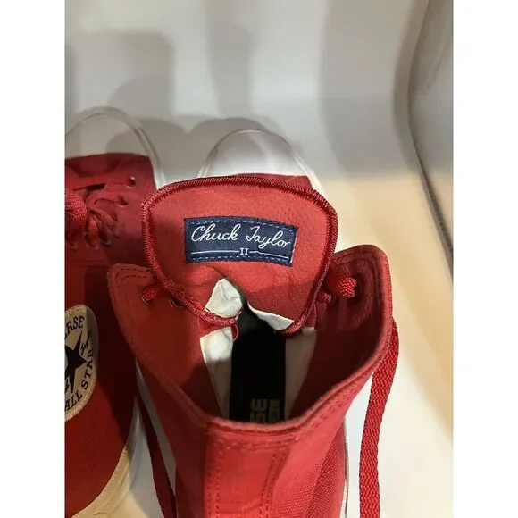 Red Converse Chuck Taylor II  All Star HiTop Unisex Big Kid/Ladies Shoes SZ 7-E8 - Picture 8 of 8